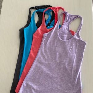 4 Lululemon Cool Racer back tank tops